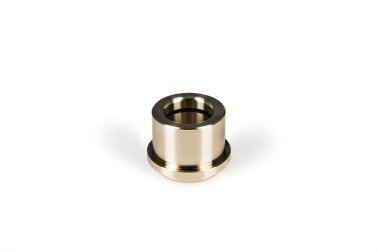 Führungsbuchse mit Bund, Bronze, mit Festschmierstoffringen 19 x 35 mm