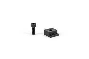 Haltestück nach DIN 9832 - inkl. Schraube M8 - Stahl, gefräst - Spannhöhe 6 mm