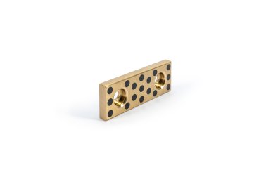 Gleitplatte, BmF, s = 10 mm; 50 x 100 mm, Form A, 2 Schrauben