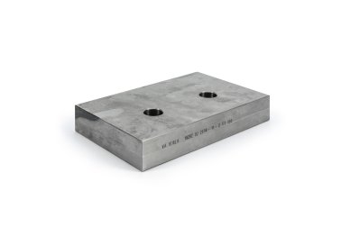 Deckleiste, Stahl, VDI 3357, L x b x s = 200 x 100 x 30 mm