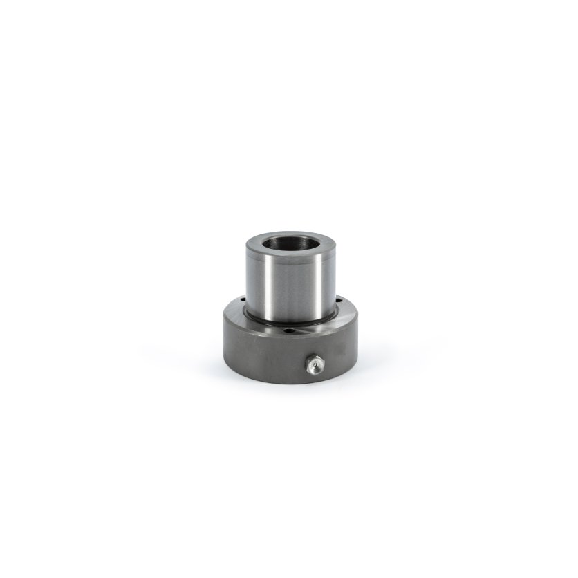 Führungsbuchse mit Flansch, bronzebeschichtet, DIN 9831 / ISO 9448, mittlere Ausführung 15 x 36 mm