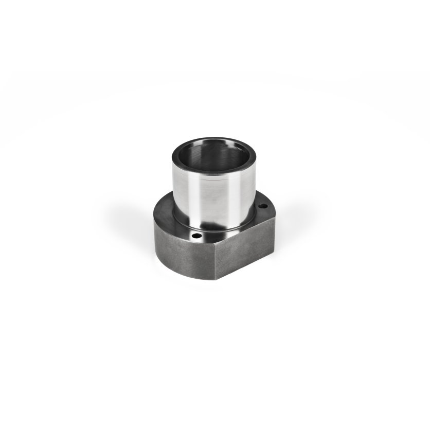 Kugelführungsbuchse mit Flansch, DIN 9831 / ISO 9448-7, lange Ausführung 19 x 52 mm
