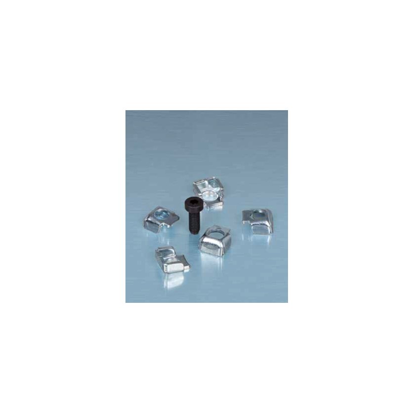 Haltestück - inkl. Schraube M6 - Stahl-Stanzbiegeteil - Spannhöhe 6 - 6,3 mm