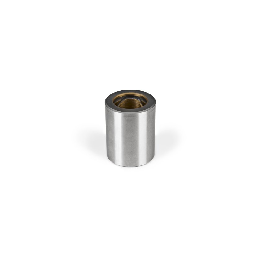 Führungsbuchse, bronzeplattiert, 15 x 28 / 23 mm